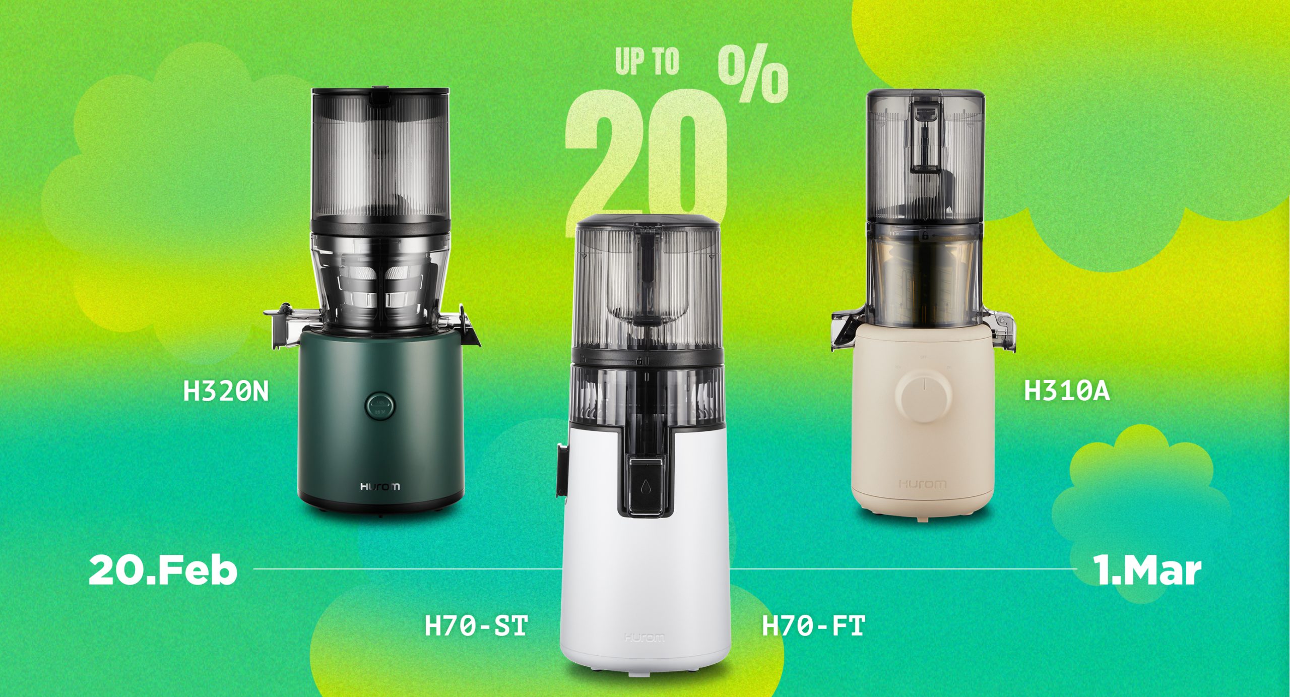 Build healthier habits with Hurom!